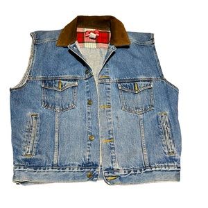 Marlboro denim vest.